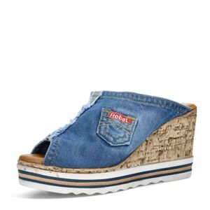 Robel dámské stylové pantofle - modré - 36