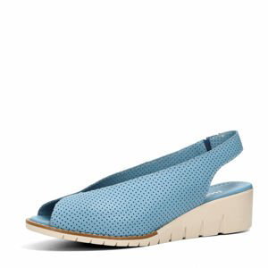 Robel dámské kožené sandály - modré - 40