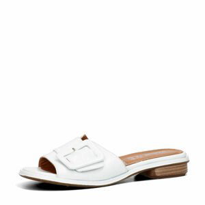 Robel dámské kožené pantofle - bílé - 37