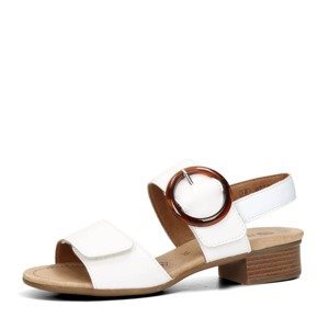 Remonte dámské kožené sandály - bílé - 37