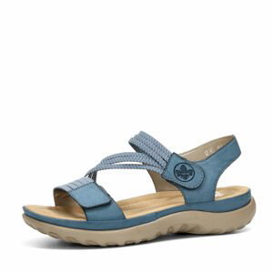 Rieker dámské komfortní sandály - modré - 36