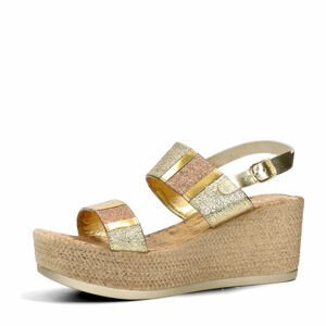 Cerutti dámské stylové sandály - zlaté - 37