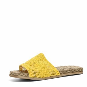 Robel dámské komfortní pantofle - žluté - 36