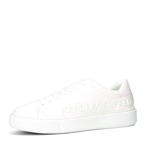 Karl Lagerfeld pánské kožené tenisky - bílé - 45