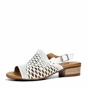 Robel dámské kožené sandály - bílé - 39