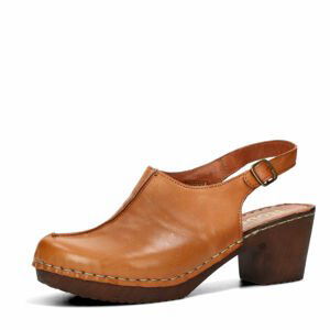 Robel dámské kožené sandály - koňakové - 36