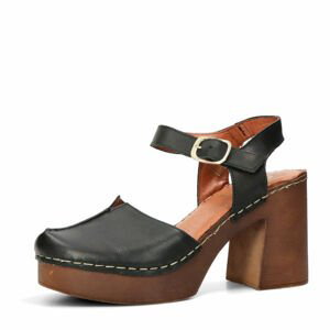 Robel dámské kožené sandály - černé - 40