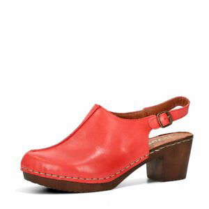 Robel dámské kožené sandály - červené - 36