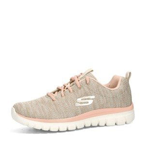 Skechers dámské komfortní tenisky - béžovo hnedé - 36