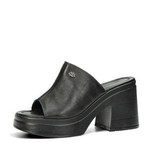 ETIMEĒ dámské módní pantofle - černé - 38