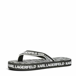 Karl Lagerfeld dámské letní žabky - černobílé - 36/37