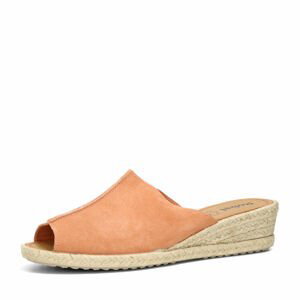 Robel dámské semišové pantofle - oranžové - 36