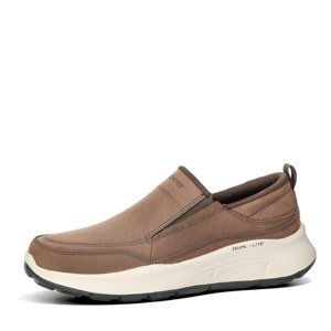 Skechers pánské komfortní polobotky - hnědé - 42