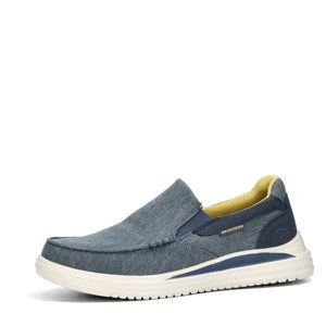 Skechers pánské komfortní polobotky - modré - 44