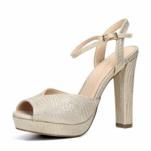 Menbur dámské elegantní sandále - zlaté - 36
