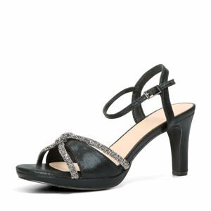 Menbur dámské elegantní sandály - černé - 36