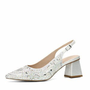 Menbur dámské elegantní sandály - stříbrné - 36