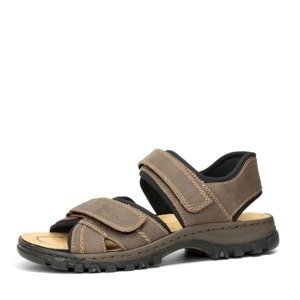 Rieker pánské komfortní sandály - hnědé - 43