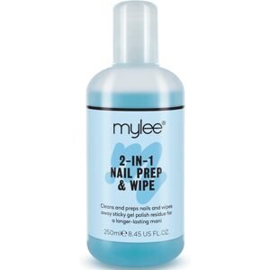 Mylee 2in1 Nail prep&wipe, 250 ml, čistič zbytků laku na nehty