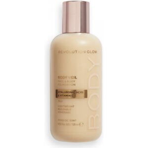 Revolution Glow Body Veil F6, tělový make-up, 120 ml