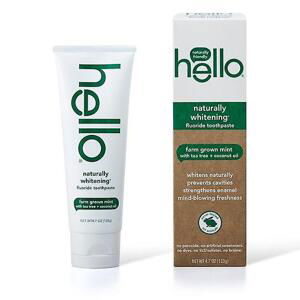 Hello naturally, naturally whitening, zubní pasta s fluoridem, 82 ml