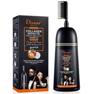 Disaar - Beauty Speedy šampon na barvené vlasy, Black 400ml