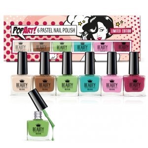 B4B PopArt 6x10ml Pastels Nail Polish Limited Edition