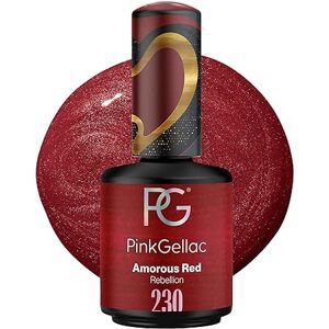 PG Pink Gellac  Gel Nagellak - Rebellion  - 230 Amorous Red - 15 ml