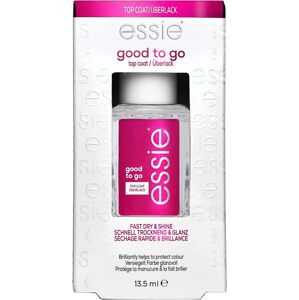 essie Good to Go vrchní lak, rychleschnoucí + lesklý lak na nehty 13,5ml