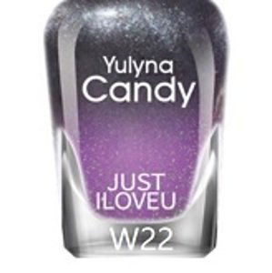 YULYNA CANDY YULYNA Lak na nehty reaguje na změny teploty Glitter Lak W22 7ml