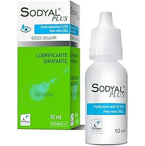 Oční kapky Omisan Sodyal Plus s aloe vera a 0,3 % hyaluronu 10 ml (Bez krabice)