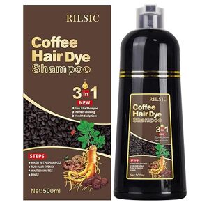 RILSIC- Šampon na barvení vlasů 3 v 1  barva Coffee, 500ml