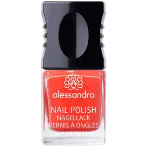 Alessandro, lak na nehty, odstín Orange Red, 10 ml