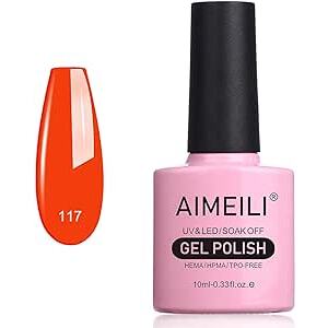 Aimeili, UV/LED, gelový lak na nehty, odstín 117, 10 ml