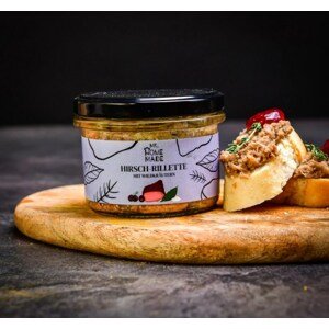 Rillette z jeleního masa s divokým kořením 170 g