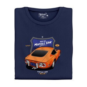 Pánské tričko s potiskem “Ride the Muscle Car"