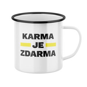 Plecháček s potiskem Karma je zdarma