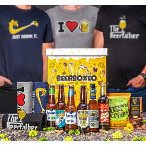 Beerboxeo dárkové balení - Plné NEALKO pivních speciálů s pivním Tričkem