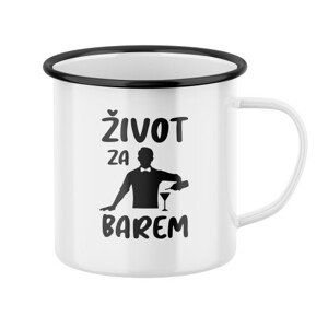 Plecháček s potiskem Život za barem