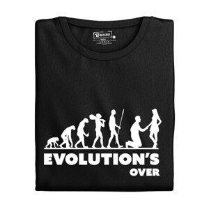 Pánské tričko s potiskem "Evolution’s over"