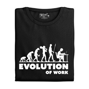 Pánské tričko s potiskem "Evolution of Work"