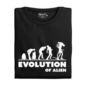Dámské tričko s potiskem "Evolution of Alien"