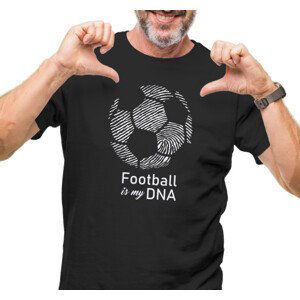 Pánské tričko s potiskem "Football is my DNA"