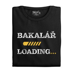 Pánské tričko s potiskem “Bakalář loading”