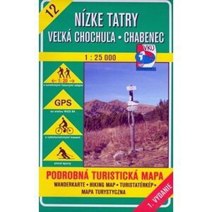 Nízke Tatry Veľká Chochuľa Chabenec 1:25 000