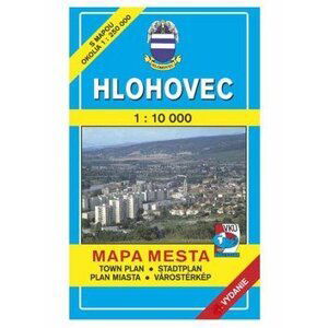 Hlohovec Mapa mesta Town plan Stadtplan Plan miasta Várostérkép