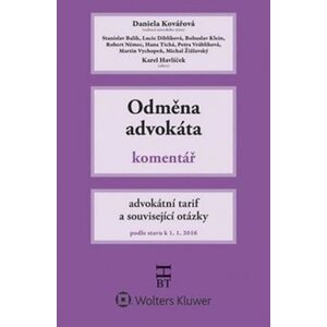 Odměna advokáta - Daniela Kovářová