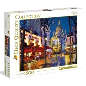 Clementoni Puzzle Paříž - Montmartre 1500 dílků - Clementoni