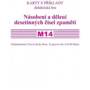 Sada kartiček M14 - Násobení a dělení desetinných čísel zpaměti - Zdena Rosecká