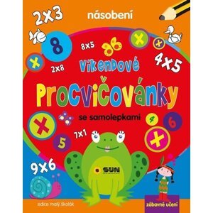 Násobení - Víkendové procvičovánky se samolepkami